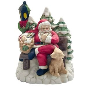 Vintage 1970’s Musical Santa with Dog